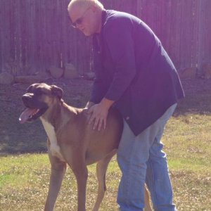 My Uncle and Great Dane Azazel