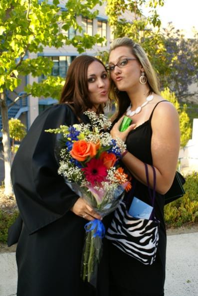 My sister and I at my graduation!