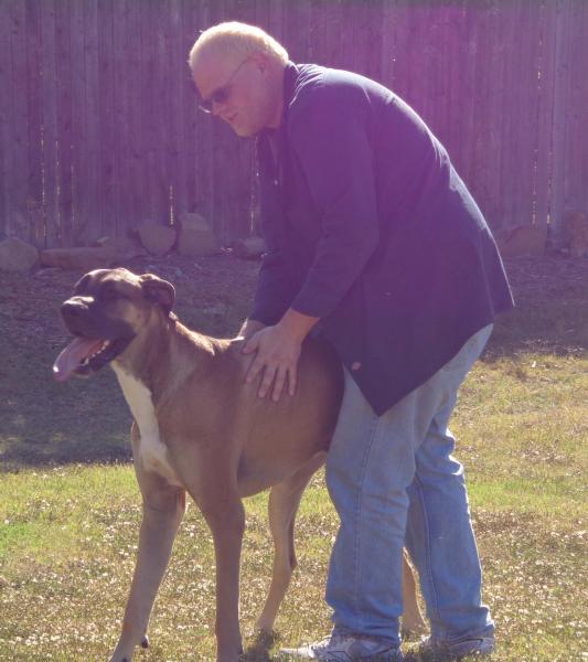 My Uncle and Great Dane Azazel