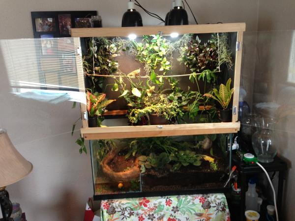 tank/mesh hybrid enclosure